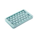 Mavi 20.5X12.5 cm 33 Hücre Buz Küpü Tepsi Kapaklı Yuvarlak Buz Topu Hokeyi Kalıp Viski Kokteyl Dondurulmuş Yeniden Kullanılabilir Mutfak Parti Bar Aksesuarları (Yurt Dışından) - Ice Cream Tubs - Renkli