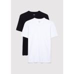 Mavi 2li Bisiklet Yaka Erkek Basic Tişört 0611286-620 - XXL - Beyaz