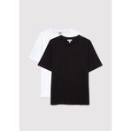 Mavi 2li Kadın Basic Tişört Regular Fit/Normal Kesim 1611366-900 Siyah-900 S