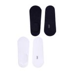 Mavi 2li Siyah Beyaz Babet Çorabı 092594-620 Beyaz-620 One Size