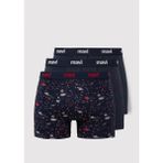 Mavi 3lü Lacivert Boxer 0910616-900 - XL - Siyah