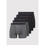 Mavi 5li Siyah Boxer 0912284-900