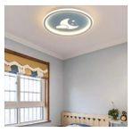 Mavi Ø60CM Bulutlu 3000K Işık Rengi,kumandalı LED Tavan Lambası,avize,modern Aydınlatma, Dekoratif Işık, Çocuk Odası
