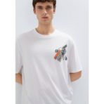 Mavi Anahtarlık Baskılı Beyaz Tişört 0613390-620 - XL