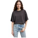 Mavi Antrasit Basic Crop Tişört Crop/Kısa Kesim 1612377-70087 Gri-70087 M
