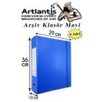 Mavi Arşiv ve Proje Kutusu 29X36X10CM 5 Adet Arşiv Klasörü Lastikli Plastik Arşiv Klasörü Büro Okul Sınıf