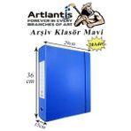Mavi Arşiv Ve Proje Kutusu 29x36x15cm 20 Adet Arşiv Klasörü Lastikli Plastik Arşiv Klasörü Büro Okul Sınıf