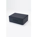 Mavi Ay Yatak - Tokyo Katlanır Yatak ve Puf 2'si 1 Arada - 80x180 - Portatif - Çantalı - Yer Yatağı (Antrasit)
