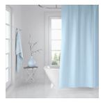Mavi Banyo Perdesi Yerli Üretim 180x200 cm Duş Perdesi 12 Plastik C-Halka Hediyeli Banyo Perdeleri