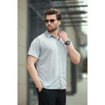 Mavi Basic Kısa Kollu Erkek Gömlek E6760 - 2XL