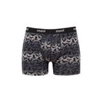 Mavi Baskılı Gri Boxer 0910455-32174 Gri-32174 M