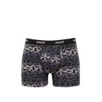 Mavi Baskılı Gri Boxer 0910455-32174
