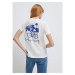 Mavi Baskılı Kırık Beyaz Kadın T-Shirt M1613740-70057