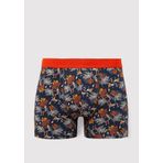 Mavi Baskılı Lacivert Boxer 092655-85585 Lacivert-85585 L