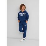 Mavi Baskılı Lacivert Eşofman Altı %65 Pamuk - %35 Polyester Erkek Çocuk Dar Paça 6010018-70721 - Lacivert-70721