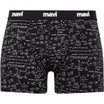 Mavi Baskılı Siyah Boxer 0910049-85857 - 2XL