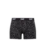 Mavi Baskılı Siyah Boxer 0910049-85857 Siyah-85857 S