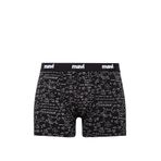 Mavi Baskılı Siyah Boxer 0910049-85857 Siyah-85857 XL