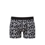 Mavi Baskılı Siyah Boxer 0910441-85857 Siyah-85857 L