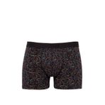 Mavi Baskılı Siyah Boxer 0910451-900