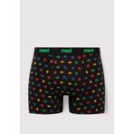 Mavi Baskılı Siyah Boxer 092259-900 Siyah-900 XXL