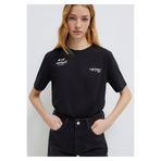 Mavi Baskılı Siyah Kadın T-Shirt M1613739-900