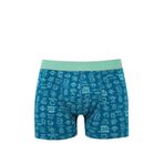 Mavi Baskılı Yeşil Boxer 091119-71923 Yeşil-71923 S