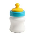 Mavi Bebek Biberonu Figürlü Erkek Bebek Çantası ve Bebek Arabası Aksesuarı Anahtarlık | MilkyPop