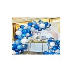 Mavi Beyaz Balon Garland Kemer Kit