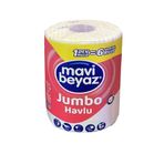 Mavi Beyaz Dev Rulo Jumbo Havlu