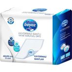 Mavi Beyaz Hasta Altı Bezi Serme Kaydırmaz Yatak Koruyucu 90X60 30'lu