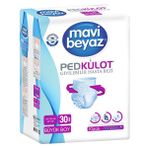 Mavi Beyaz Large 30'lu Hasta Bezi