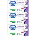 Mavi Beyaz Ped Ekstra Tekstil Yüzeyli Büyük 90 Adet Yetişkin Bel Bantlı Hasta Bezi