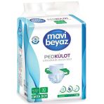 Mavi Beyaz Ped Emici Külot Hasta Bezi M - Medium Orta (30 Adet)