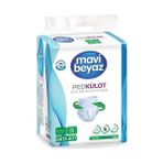 Mavi Beyaz Ped Emici Külot Hasta Bezi Medium Orta (30 Adet) - Standart