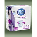Mavi Beyaz Ped Külot - L - 8 Adet (000)