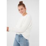 Mavi - Bisiklet Yaka Beyaz Sweatshirt 1610198-70057