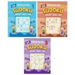 Mavi Boncuk Çocuklar İçin Sudoku Kolay-Orta-Zor 4x4 6x6 9x9 Parçalı Set Hediyelik Oyun