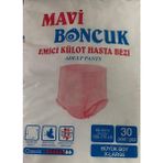 Mavi Boncuk Hasta Bezi Külot 30 Adet - XL
