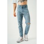 Mavi Boyfriend Kot Pantolon Yırtık - 30