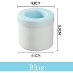 Mavi Buz Kovası Fincan Kalıbı Silikon Buz Kalıbı Yuvarlak Silindir Buz Küpleri Tepsi Bar Mutfak Aksesuarları Eşyaları Ev Kokteyl Buz Küpü Aracı (Yurt Dışından) - Ice Cream Tubs - Renkli