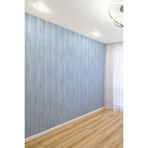 Mavi Çizgili Modern Tekstil Duvar Kağıdı, 500 x 240