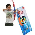 Mavi Çocuk Ok ve Yay Oyun Seti, Eğlenceli ve Güvenli Oyuncak. - Ahşap - Ceviz - Seçenek 1