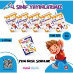 Mavi Deniz Yayınları 4. Sınıf Etkinliklerle Çalışma Yaprakları Tam Eğitim Seti 2023/202
