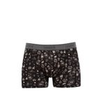 Mavi Desenli Siyah Boxer 091719-900