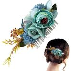 Mavi Düğün Saç Tarak Düğün Saç Parçası Gelin Başlıkları Tokalar Tokalarım Bun Chignon Saç Aksesuarları Kadınlar Için Çiçek Kız (Yurt Dışından) - Renkli - Yok