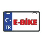 MAVİ E-BİKE PLAKALIK