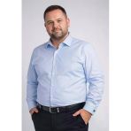 Mavi Ekstra Büyük Yaka 4 Drop Rahat Kesim Micro Kumaş Kol Düğmeli Regular Fit Erkek Gömlek // 189-4