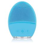 Mavi Ergonomik Tasarım Rimy Şarjlı Su Geçirmez Yüz Temizleme Cihazı