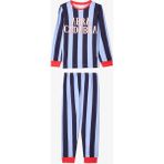 Mavi Erkek Çocuk Abra Kadabra Çizgili Pijama Takımı - 8 - 9 Yaş